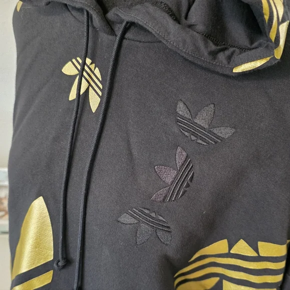 🆕️ Adidas Large Logo Cropped Hoodie - Picture 5 of 12
